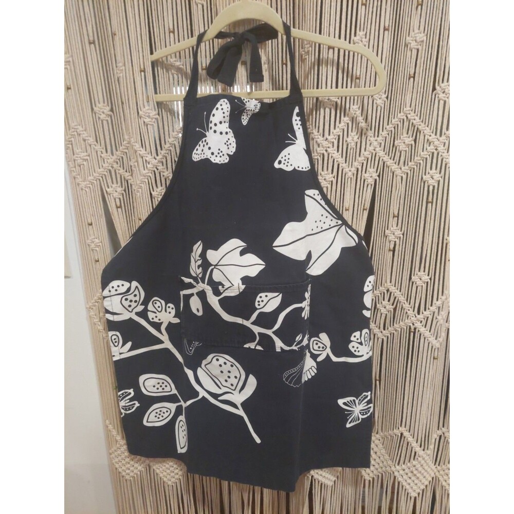Apron Made Of Ikea Fabric design by Sissi Edholm and Lisa Ullenius Black n White